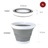Bucket 5L - Foldable Bucket - Cleaning Bucket - Foldable,