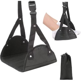 Portable Footrest Ergonomic Adjustable Flight Footrest for Relaxing Your Feet and Legs .Travel Suitable for Airplane, Bus, Train, Office.