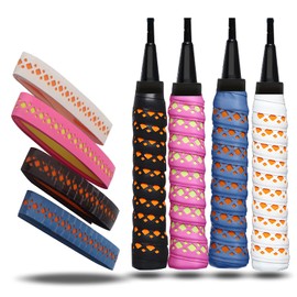 Double Layer Hollow Racket Overgrip, Super Absorbent Skid Resist Absorb Sweat Grip Tape, Handles Protection for Tennis Badminton Racquetball Squash Baseball