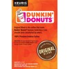 Dunkin' Donuts Original Blend Medium Roast Coffee, 64 K Cups