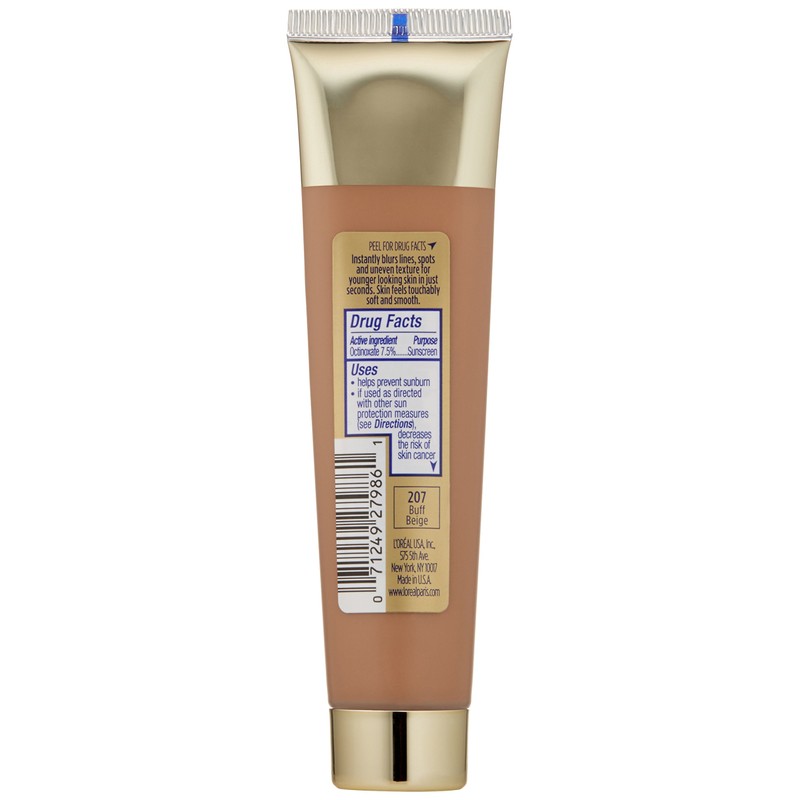 L'Oréal Paris Visible Lift Blur Foundation, Nude Beige, 1.3 fl.