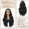 XCHJH 26inch Synthetic Lace Front Wigs for Women T Part