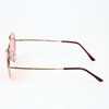 What Say Circle Gold Frame Color Lens Sunglasses 14 Colors