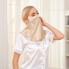 THXSILK Silk Face Cover, Neck Cover, 100% Silk, Highest Grade