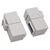 USB 3.0 Keystone Jack Inserts, zdyCGTime (2-Pack)90 Degree Right Angled