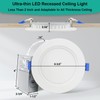 HiBay 8 Pack 6 Inch Canless LED Recessed Ceiling Light,