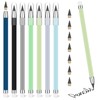 Vicloon Inkless Pencils, 7pcs Everlasting Pencil, Infinity Pencil Replaceable Nib