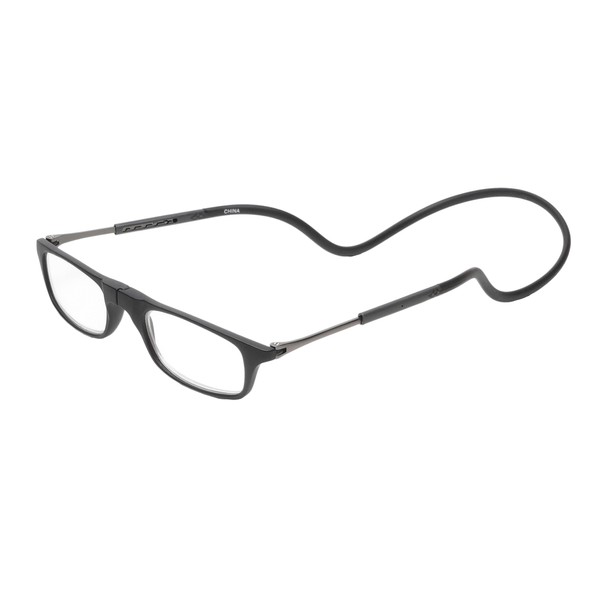 Calabria SP03 Snap Magnetic Reading Glasses 2.75 Black Front Connect