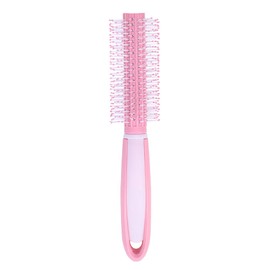 Cylinder Curly Hair Comb Plastic Handle Round Roll Hair Brush Anti-Static Daily Salon Styling Wavy Hair Round Comb Hairbrush Hairdressing Tool for Women Girl Gift