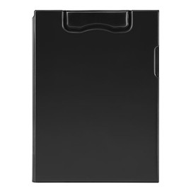 magnetoplan 1131612 Magnetic Clipboard Folder – Black (also available in blue with Transparent Insert Pocket