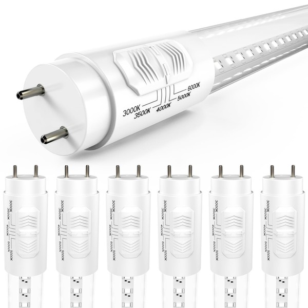Sunco 6 Pack T8 LED Bulbs 4 Foot, LED Fluorescent