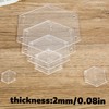 BOXOB 6pcs Hexagon Quilting Templates Set, 1" 1.5" 2" 3"