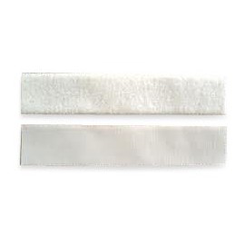 MJ May 1014-AP-PB/B-5 Velcro Brand, 1" Wide, Plain Back, Hook and Loop Combo Pack, 5' Length, White