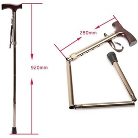 Matsuba Cane Cane Sticker Walker Folding Adjustment Solid Wood Handle Aluminum Alloy