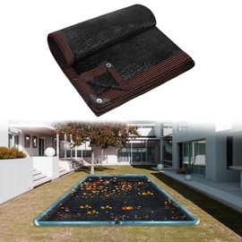 16 x 32FT Pool Leaf Net Cover- Leaf Netting for Inground and Above Ground Rectangle Swimming Pools Fine Mesh Pool Screen Cover,Winter Above Ground Pool Screen Cover, Catching Leaves, Sunshade