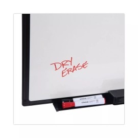 Universal 43630 24 in. x 18 in. Deluxe Dry Erase Board - White, Black Frame New