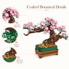 NEWABWN 3-in-1 Cherry Blossom Bonsai Tree Building Set, 711 Pieces
