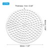 PATIKIL 2" Diameter 304 Stainless Steel Perforated Sheet, 2 Pcs
