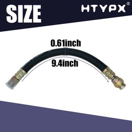 3/8” Oil Drain Hose Compatible with Model Series 29, 30, 35, 38, 40, 44, 49, 54-61 Engines Replace 1723165SM （BLACK）
