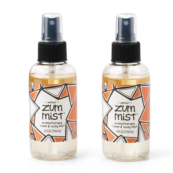 Zum Mist Room and Body Spray - Amber - 4 fl oz (2 Pack)
