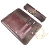 1pc Tools Roll Up Bag Lightweight Portable Leather Storage Case