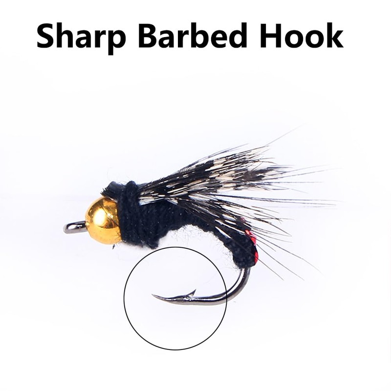 10 Pieces Trout Flies Lures, Imitation Insects Flies Baits Bionic