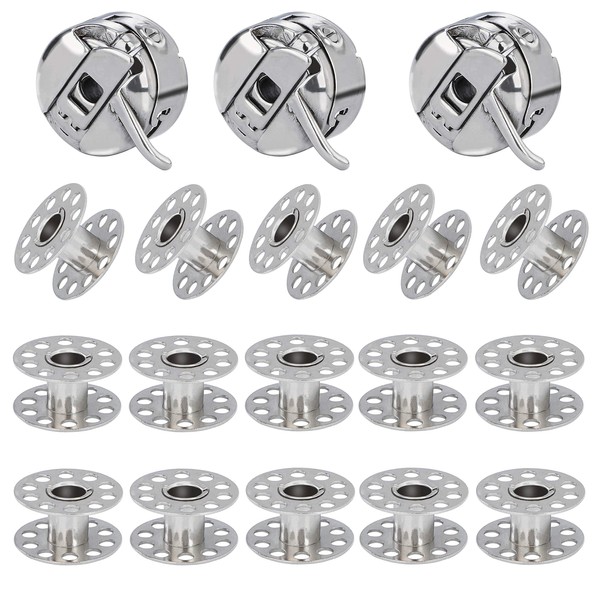 Bobbin Case, 3pcs Stainless Steel Sewing Machine Bobbin Holer and