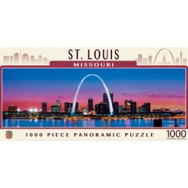 MasterPieces - St. Louis, Missouri 1000 Piece Panoramic Jigsaw Puzzle