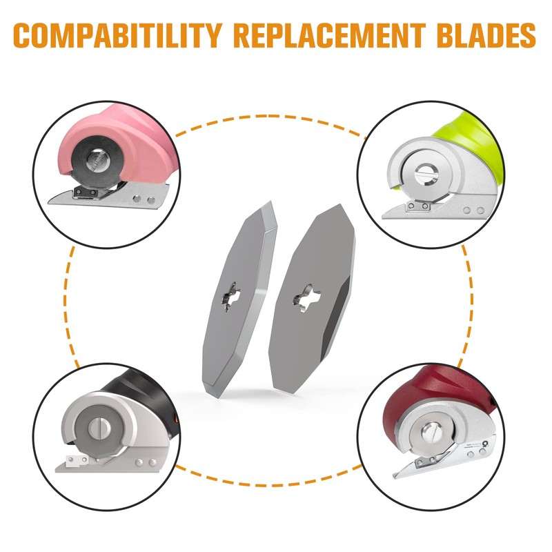 VLOXO WA2300 Blades Replacement Rotary Blades Compatible with VLOXO AT001