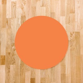 ExcelMark 11" Color Circle Classroom Floor Decal (Orange)