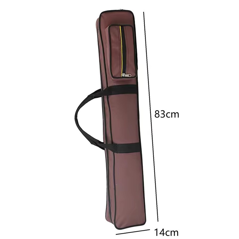 3x4 Soft Pool Cue Case for 1/2 Snooker Cues, Oxford