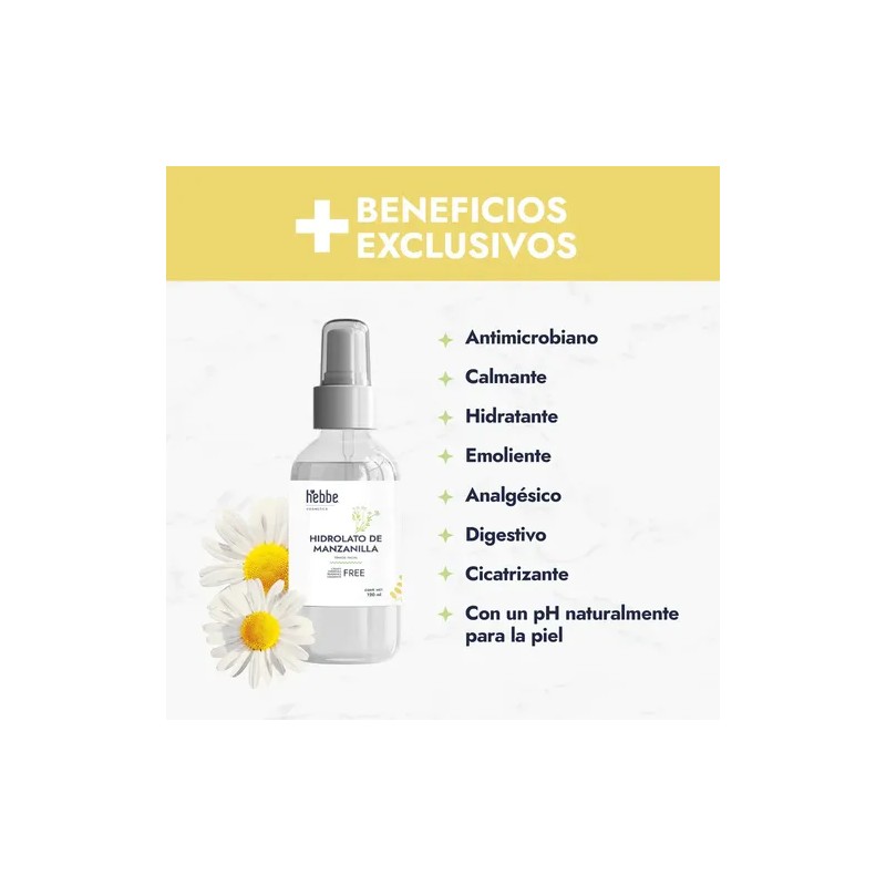 Hidrolato De Manzanilla Calmante, Descongestivo 120 Ml Todo Tipo De