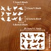 FINGERINSPIRE Flying Birds Painting Stencil 8.3x11.7inch Large Birds with Spreading