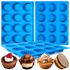 Sidosir 3pcs Peanut Butter Cup Mold, Silicone Mini Tart Pan