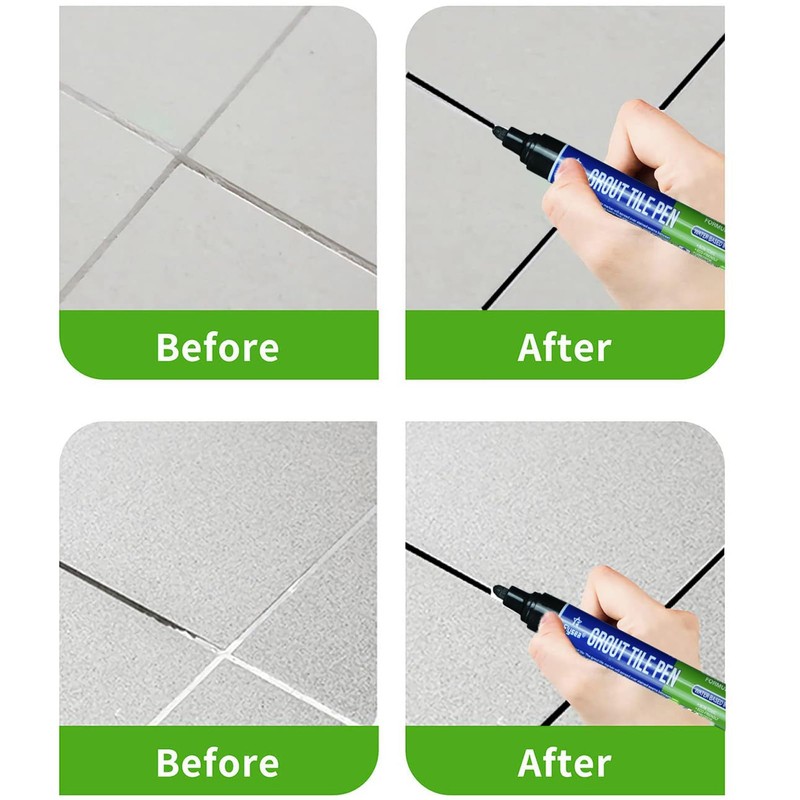 5 PCS Tile Grout Pen Home Repair Pen Tile Paint