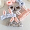 2 Rabbit Hair Wash Headbands / 헤어 세안 밴드 토끼 2개