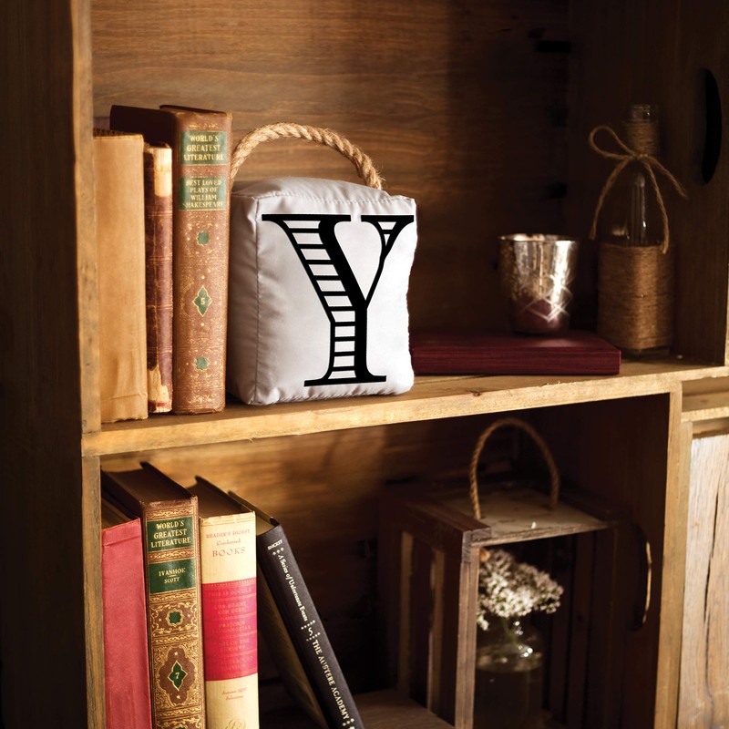 Pavilion Gift Company 72184 Door Stopper, 5 by 6-Inch, Monogrammed