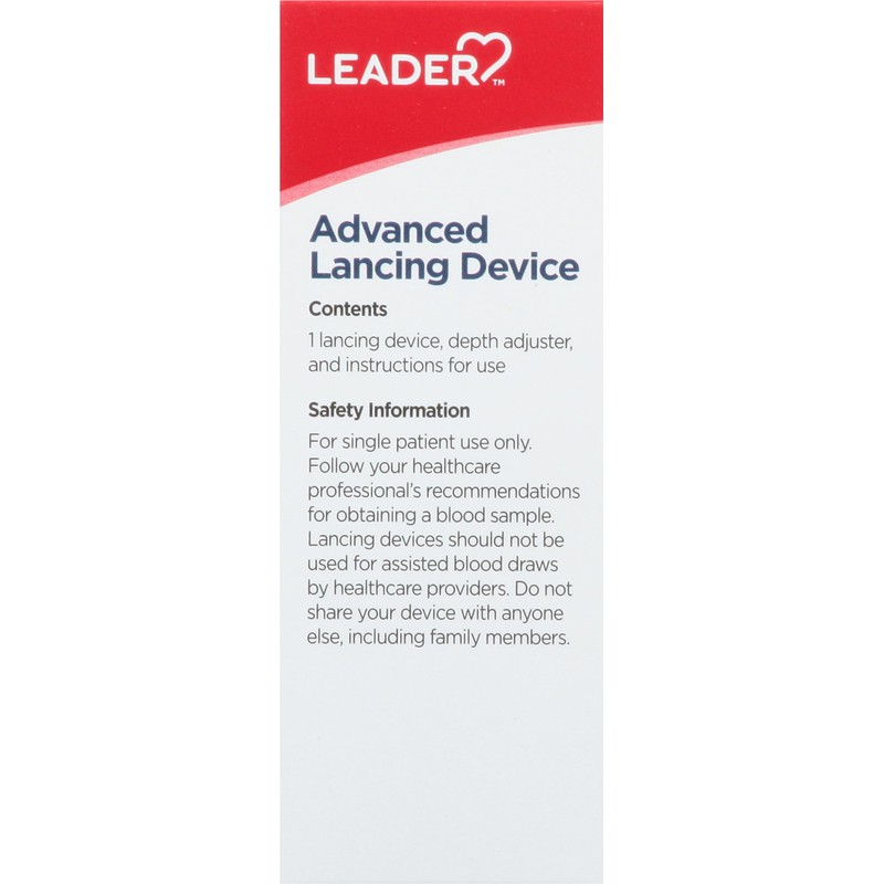 Leader Lancing Device, 1ct - Adjustable Comfort & Precision for