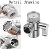 Crovakeu Upgrade Your Sink with Split Faucet Adapter - Two