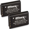 Ultimaxx NP-BX1 Extended Life Batteries (2-Pack) (1600mAh / 3.6V /