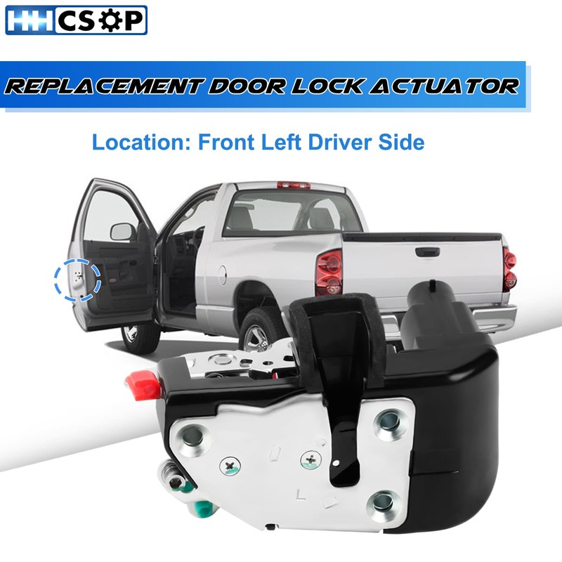 Front Driver Side Door Lock Latch Actuator Motor Replacement for