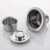 2PCS Stainless Steel Kitchen Sink Strainer W/ Filter Basket Drain