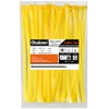 Oksdown Cable Ties Resealable Yellow 200mm × 7.6mm Pack of