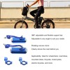 1 Pair Handlebar Bike Mirror 360 Degree Rotatable Scratch Resistant