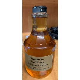 Unbranded Shagbark Hickory Syrup 32 Oz. Small Batch Natural Ingredients