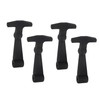 Selaginella Black Replacement Yeti Coolers Latches 4 Pack, T-Latches Made