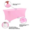 IVAPUPU 6FT Table Cloth for Rectangular Fitted Events - Stretch