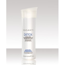 VASANTI Detox Facial Cleanser - Removes Makeup and Dirt Gentle Non-irritating Paraben-Free Vegan-Friendly Detox