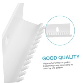 FOMIYES Wall-mounted Acrylic Wig Stand for Hair Salon Durable Lightweight Hairpiece Holder for Easy Styling and Organization Convenient Storage for Wigs