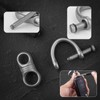 TISUR Titanium Key Ring, Car Key Chain, For Men, Smart